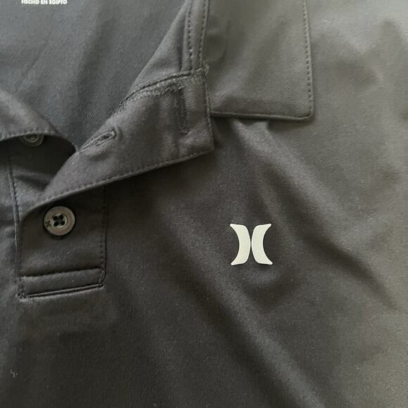 Hurley Boys Size 10/12 Jogger Pants Shorts And Polo Shirt Set Black Beige Logo - Picture 4 of 14